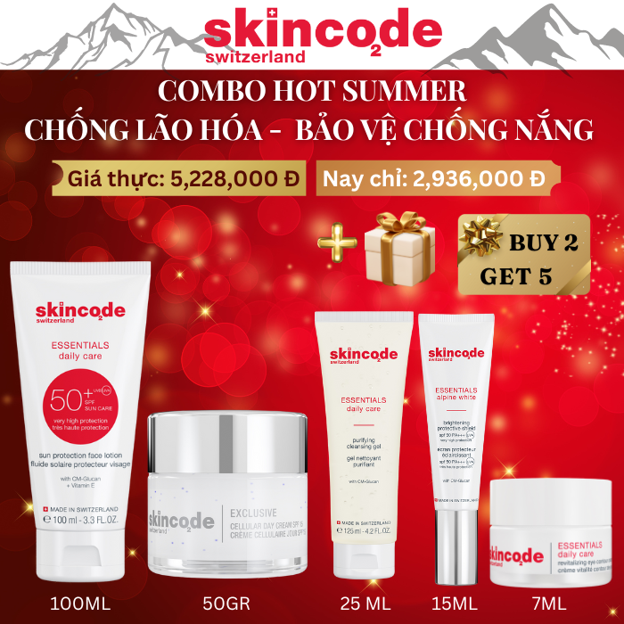 7.HOT SUMMER Chống Lão Hóa Bảo Vệ Chống Nắng