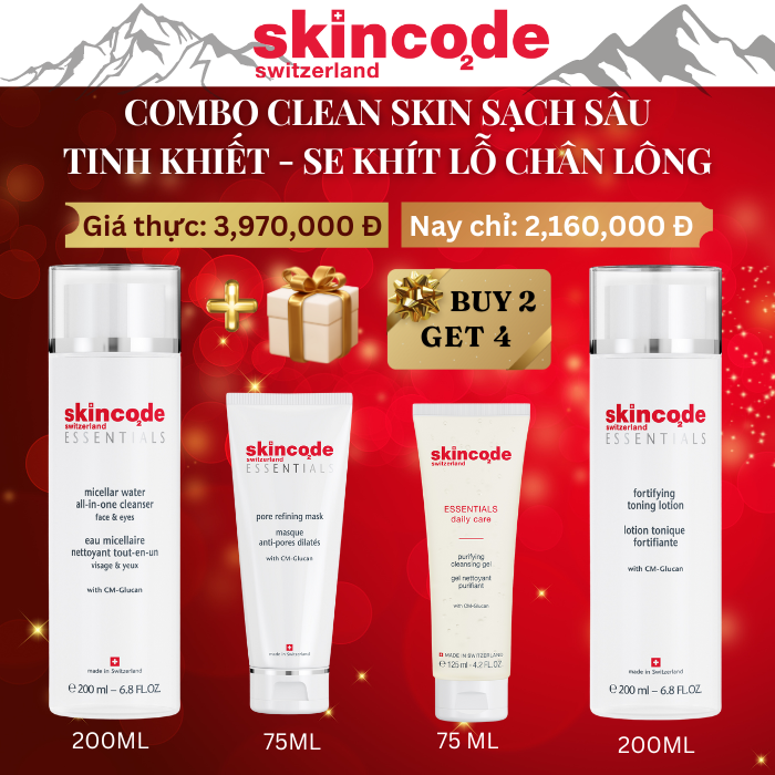 3.Sạch Sâu Tinh Khiết - Se Khít Lỗ Chân Lông